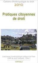 Couverture du livre « Pratiques citoyennes de droit » de Laj aux éditions Karthala