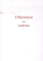 Couverture du livre « L'honneur des poètes » de  aux éditions Le Temps Des Cerises