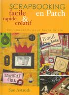 Couverture du livre « Scrapbooking en patch » de Sue Astroth aux éditions De Saxe