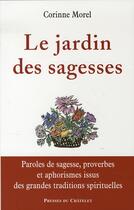 Couverture du livre « Le jardin des sagesses » de Morel-C aux éditions Archipel