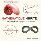 Couverture du livre « Mathématique minute ; 200 concepts clés expliqués en un instant » de Paul Glendinning aux éditions Contre-dires