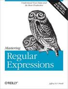 Couverture du livre « Mastering regular expressions » de Jeffrey E.F. Friedl aux éditions O'reilly Media
