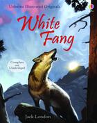 Couverture du livre « White fang » de Jack London aux éditions Usborne