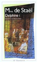 Couverture du livre « Delphine Tome 1 » de Germaine De Stael-Holstein aux éditions Flammarion