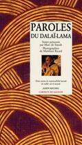 Couverture du livre « Paroles du Dalaï-Lama » de Matthieu Ricard et Marc De Smedt aux éditions Albin Michel