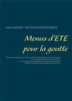 Couverture du livre « Menus d'été pour la goutte » de Cedric Menard aux éditions Books On Demand