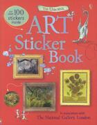 Couverture du livre « ART STICKER BOOK: WITH OVER 100 STICKERS INSIDE - IN ASSOCIATION WITH THE NATIONAL GALLERY, LONDON » de  aux éditions Usborne