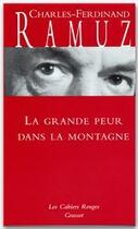Couverture du livre « La grande peur dans la montagne » de Charles-Ferdinand Ramuz aux éditions Grasset