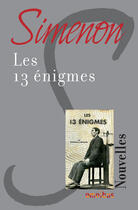 Couverture du livre « Les 13 énigmes » de Georges Simenon aux éditions Omnibus