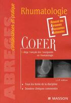 Couverture du livre « Rhumatologie (3e édition) » de Cofer aux éditions Elsevier-masson