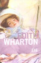 Couverture du livre « Ete » de Edith Wharton aux éditions La Decouverte