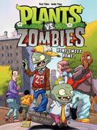 Couverture du livre « Plants vs zombies Tome 4 : home sweet home » de Paul Tobin et Andie Tong aux éditions Jungle