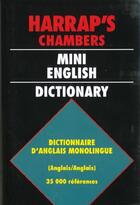 Couverture du livre « Harrap'S Chambers Mini English Dictionary - Monolingue » de Harrap'S Unilingue aux éditions Bordas