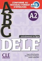 Couverture du livre « Abc delf adulte niv.a2 + livret + cd » de Clement-Rodriguez aux éditions Cle International