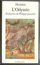 Couverture du livre « L'odyssée ; des lieux et des hommes » de Homère et Francois Hartog aux éditions La Decouverte