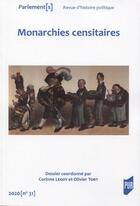 Couverture du livre « Monarchies censitaires » de Legoy/Tort aux éditions Pu De Rennes