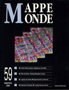 Couverture du livre « Mappemonde 59 » de Roger Brunet aux éditions Belin