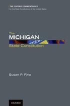 Couverture du livre « The Michigan State Constitution » de Fino Susan P aux éditions Oxford University Press Usa