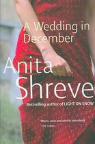 Couverture du livre « A wedding in december » de Anita Shreve aux éditions Abacus