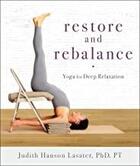 Couverture du livre « Restore and rebalance » de Lasater Judith Hanso aux éditions Random House Us