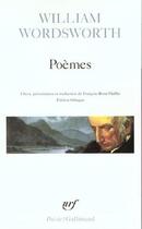 Couverture du livre « Poèmes » de William Wordsworth aux éditions Gallimard