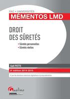 Couverture du livre « Droit des sûretés (8e édition) » de Gael Piette aux éditions Gualino Editeur