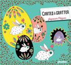 Couverture du livre « Cartes à gratter ; joyeuses Pâques » de Carotte Et Compagnie aux éditions Play Bac
