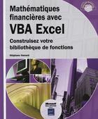 Couverture du livre « Mathematiques financieres avec vba excel » de Stephane Hamard aux éditions Eni