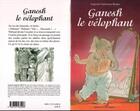Couverture du livre « Ganesh le vélophant » de Augustin-Jaykumar Brutus aux éditions L'harmattan