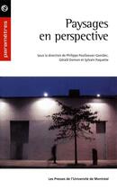 Couverture du livre « Paysages en perspective » de  aux éditions Pu De Montreal