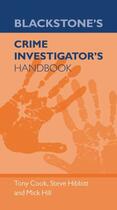 Couverture du livre « Blackstone's Crime Investigators' Handbook » de Hibbitt Steve aux éditions Oup Oxford