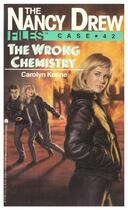 Couverture du livre « The Wrong Chemistry » de Carolyn Keene aux éditions Simon Pulse