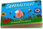 Couverture du livre « Superasticot : le livre marionnette » de Julia Donaldson et Axel Scheffler aux éditions Gallimard-jeunesse