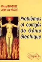 Couverture du livre « Genie electrique » de Beugniez/Williot aux éditions Ellipses