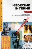 Couverture du livre « Médecine interne (3e édition) » de  aux éditions Ellipses