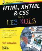 Couverture du livre « HTML, XHTML & CSS pour les nuls » de Ed Tittel aux éditions First Interactive