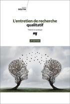 Couverture du livre « L'entretien de recherche qualitatif ; théorie et pratique (2e édition) » de Gerald Boutin aux éditions Pu De Quebec