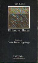 Couverture du livre « El Llano En Ilamas » de Juan Rulfo aux éditions Catedra