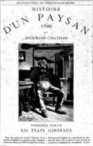 Couverture du livre « Histoire d'un paysan - 1789 - Les États généraux » de Erckmann-Chatrian aux éditions 