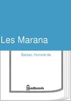 Couverture du livre « Les Marana » de Honoré De Balzac aux éditions 