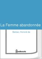 Couverture du livre « La Femme abandonnée » de Honoré De Balzac aux éditions 