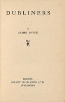 Couverture du livre « Gens de Dublin » de James Joyce aux éditions 