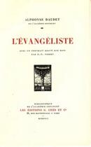 Couverture du livre « L'Évangéliste » de Alphonse Daudet aux éditions 