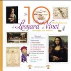 Couverture du livre « Les 10 chefs-d'oeuvre de Léonard de Vinci racontés aux enfants » de Anne Jonas aux éditions Larousse