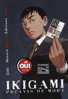 Couverture du livre « Ikigami, préavis de mort t.1 » de Motoro Mase aux éditions Kaze