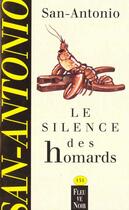 Couverture du livre « Le Silence des homards » de San-Antonio aux éditions Fleuve Noir