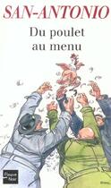 Couverture du livre « Du poulet au menu » de San-Antonio aux éditions Fleuve Noir