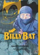 Couverture du livre « Billy bat t.3 » de Naoki Urasawa et Takashi Nagasaki aux éditions Pika